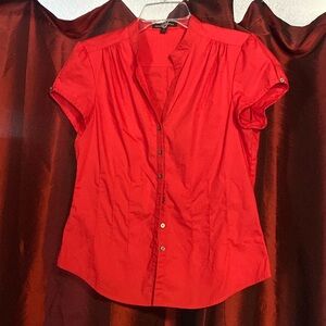 Express cap sleeve button up